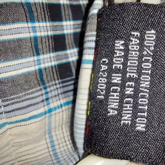 MENS Vintage 55 short sleeve button down shirt - Picture 8 of 9